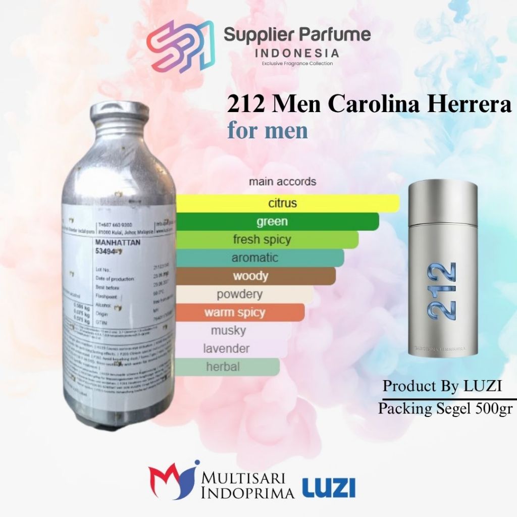 212 MEN By LUZI Segel 500gr