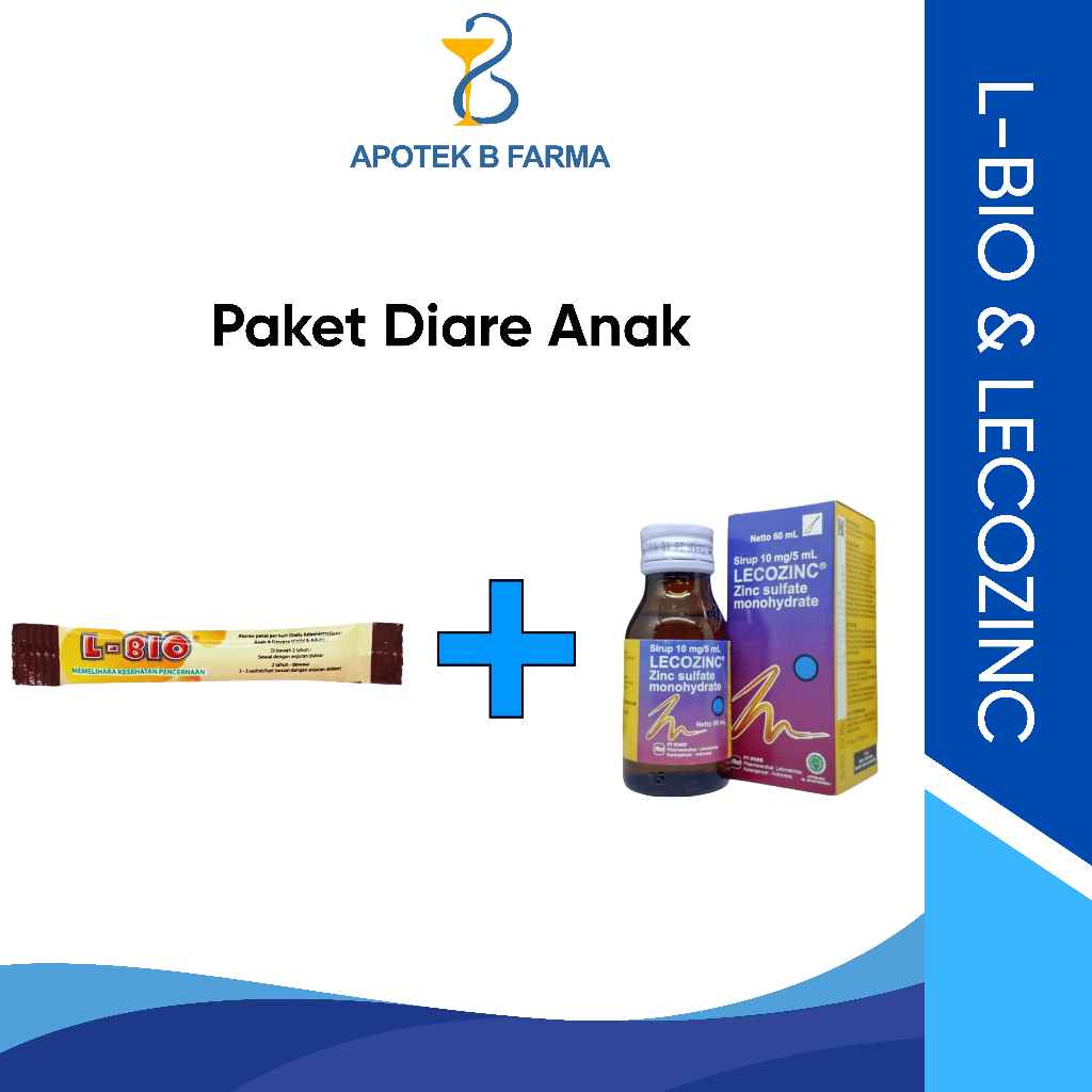 PAKET DIARE ANAK L-BIO & LECOZINC SYR