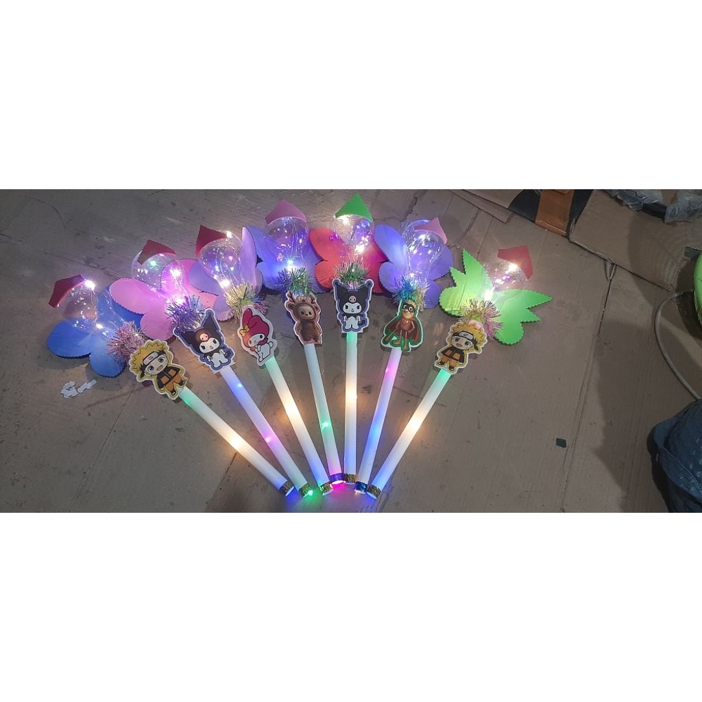 (10pc) LAMPION SAYAP PUTIH/ lampion takbir/ takbir keliling/ oncor/obor elektrik/ takbiran/ pawai/ l