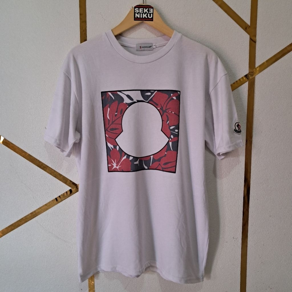 Tshirt Kaos MONCLER Bahan katun tebal
