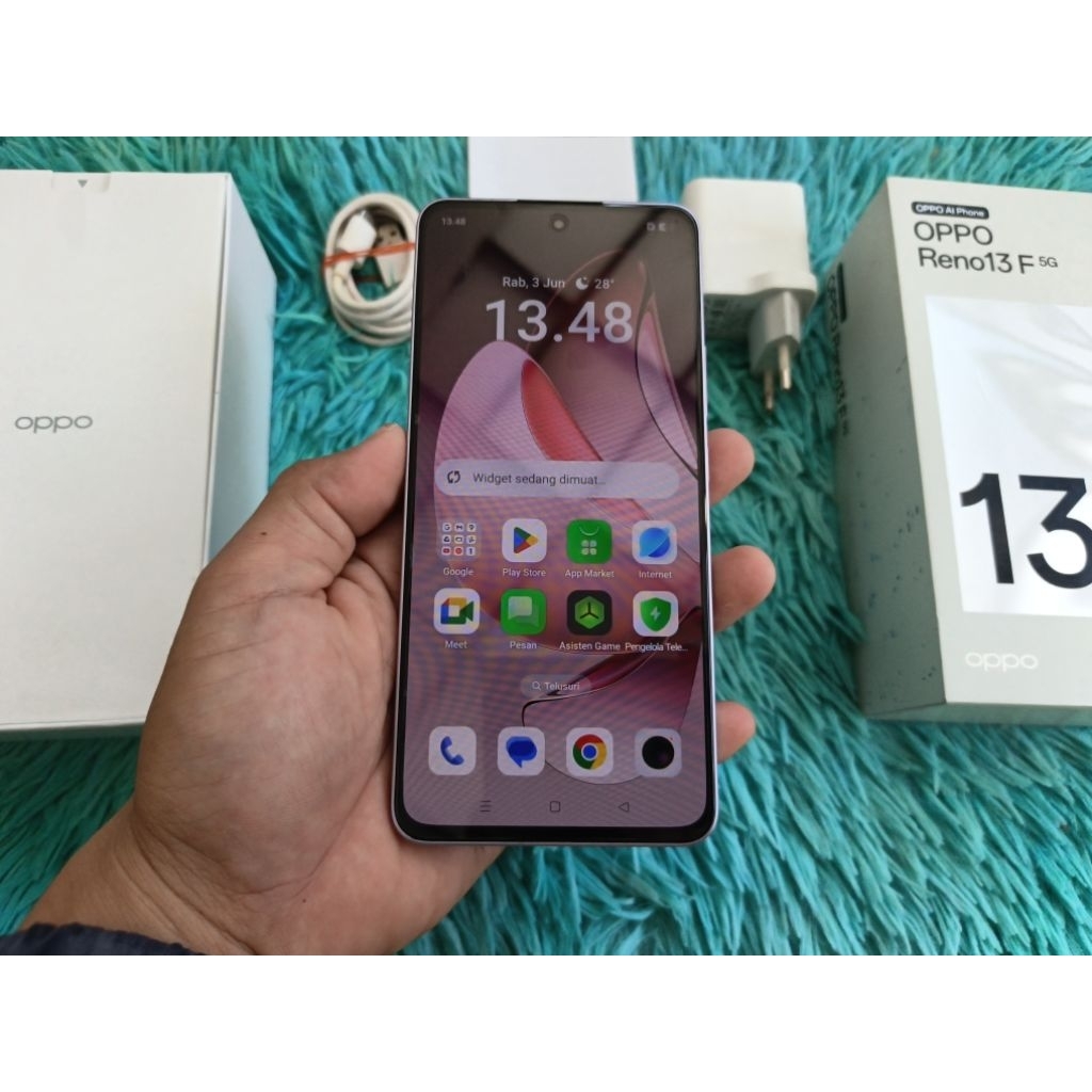 OPPO RENO 13F 5G 8/256 BEKAS ORIGINAL SECOND