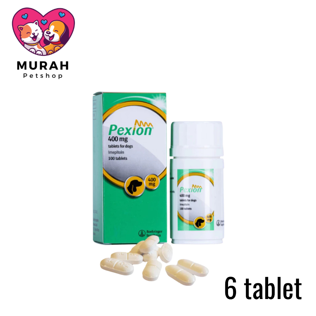 PEXION 400mg (6 tablet) Obat Kejang & Epilepsi Anjing