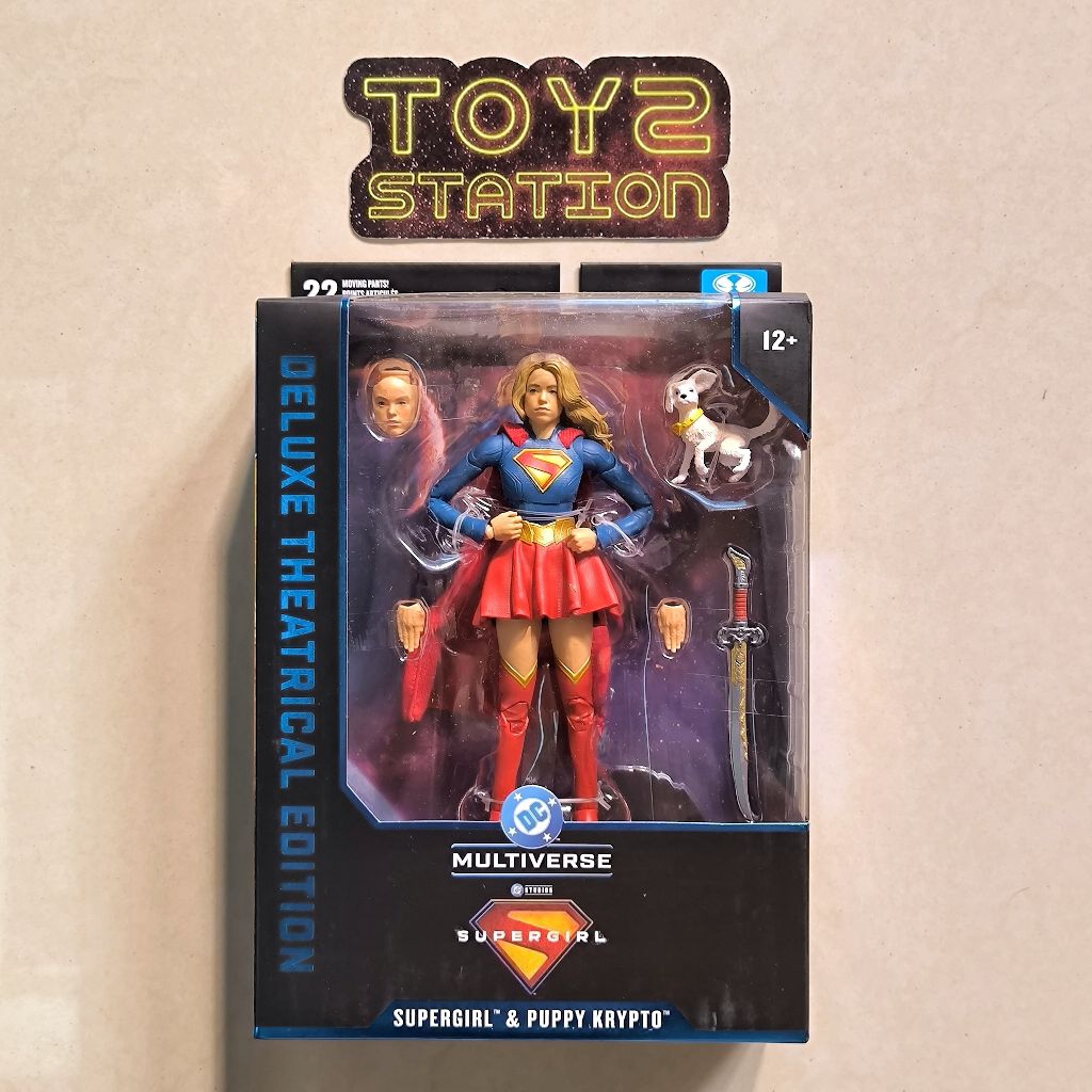 McFarlane SUPERGIRL & PUPPY KRYPTO Deluxe Theatrical Edition - Supergirl DC Movie 2026 Skala 1/9 - C