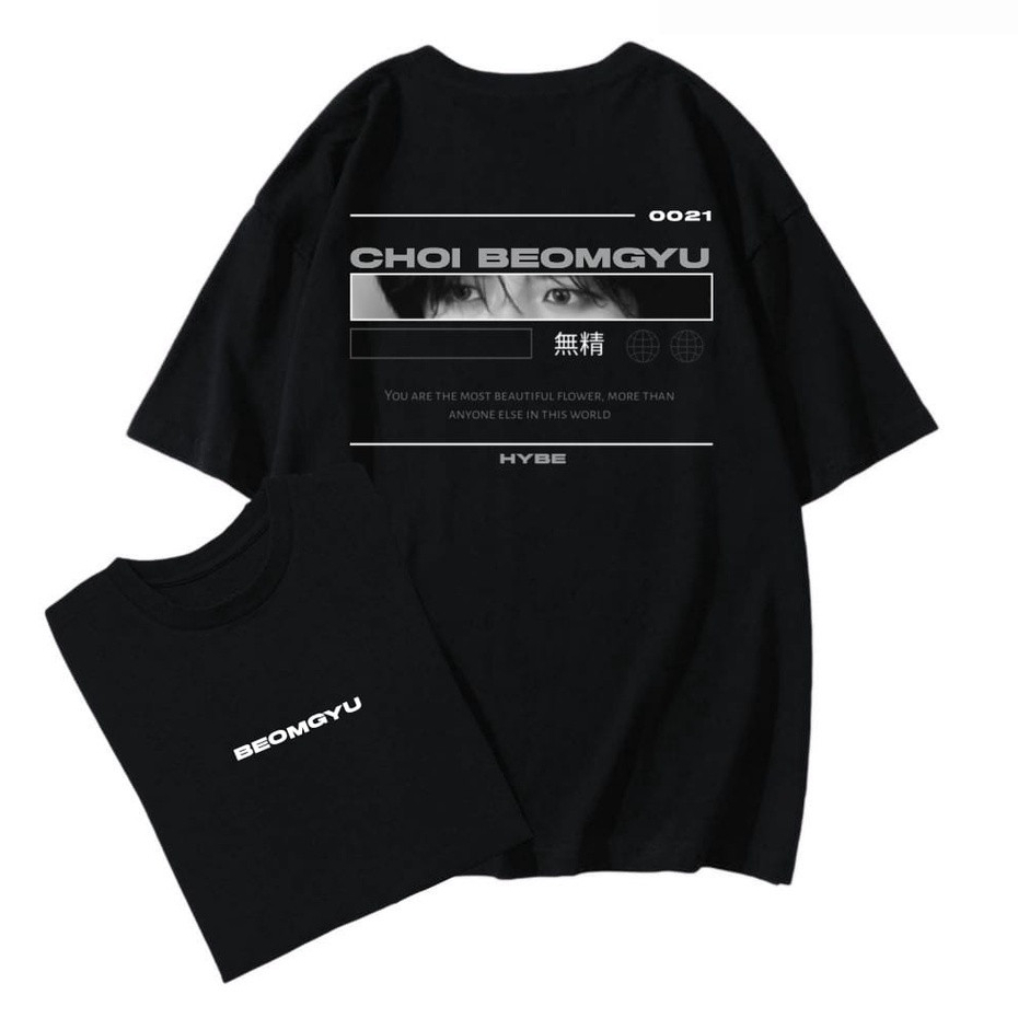 KAOS KPOP - T-Shirt Kaos Choi Beomgyu Txt Katun S- XXL