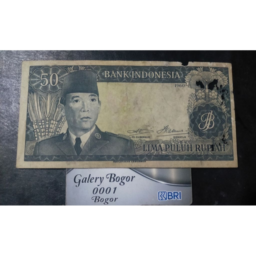 uang 50 rupiah Sukarno 1960