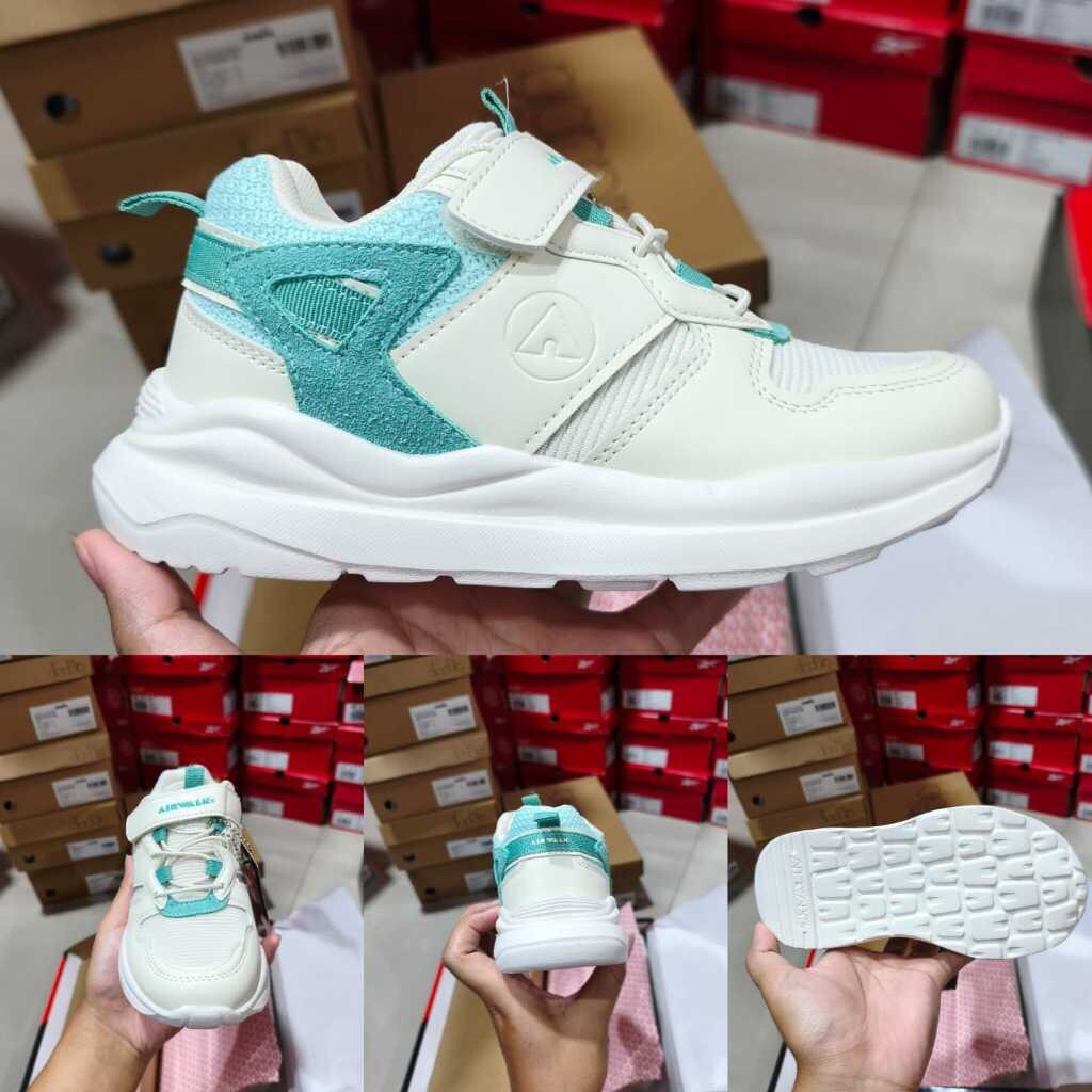 AIRWALK White JR Original Size 36 Sepatu Anak Putih Tosca Casual Sekolah Nyaman Ringan Unisex Kids S