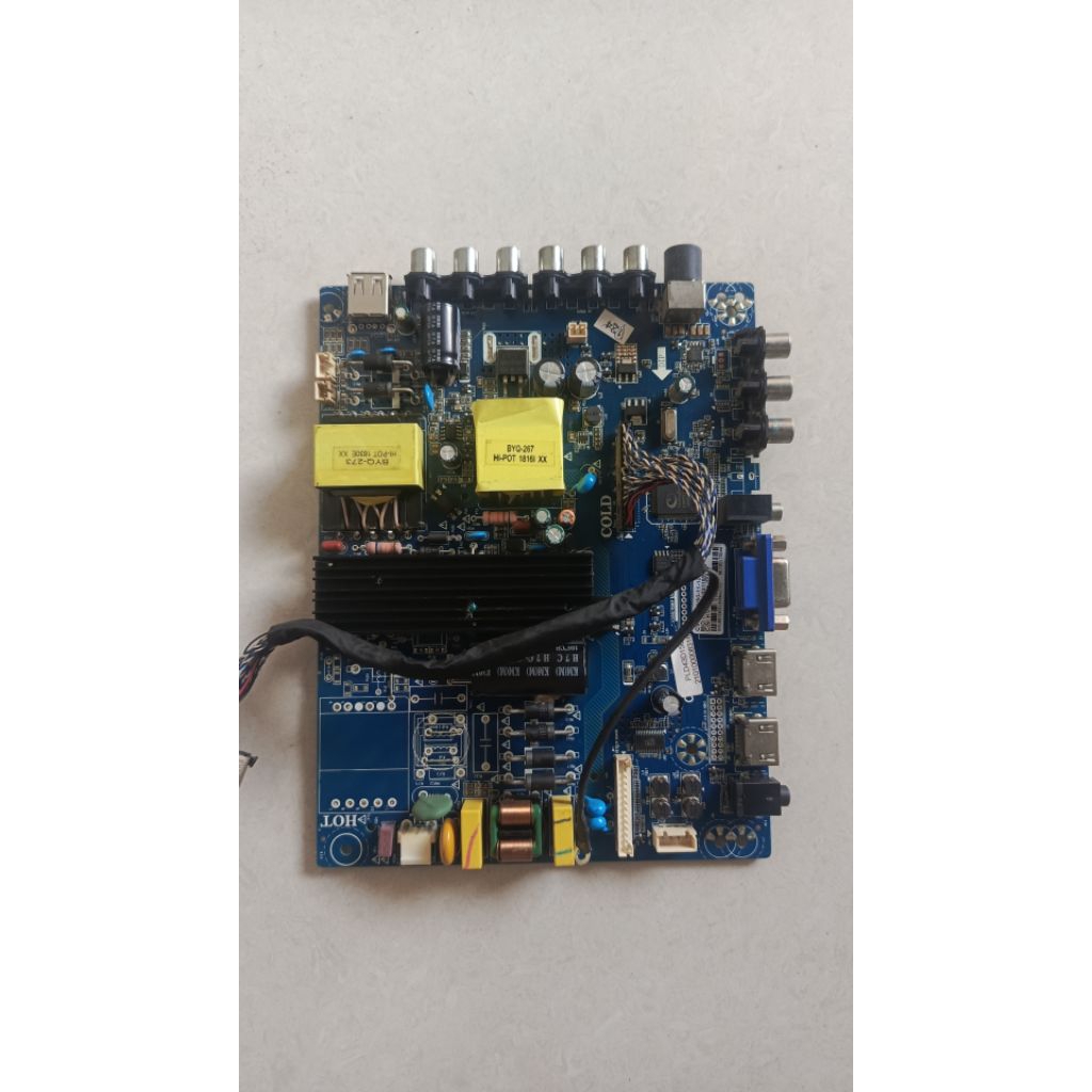 Mainboard  dan TCon Polytron PLD43d150