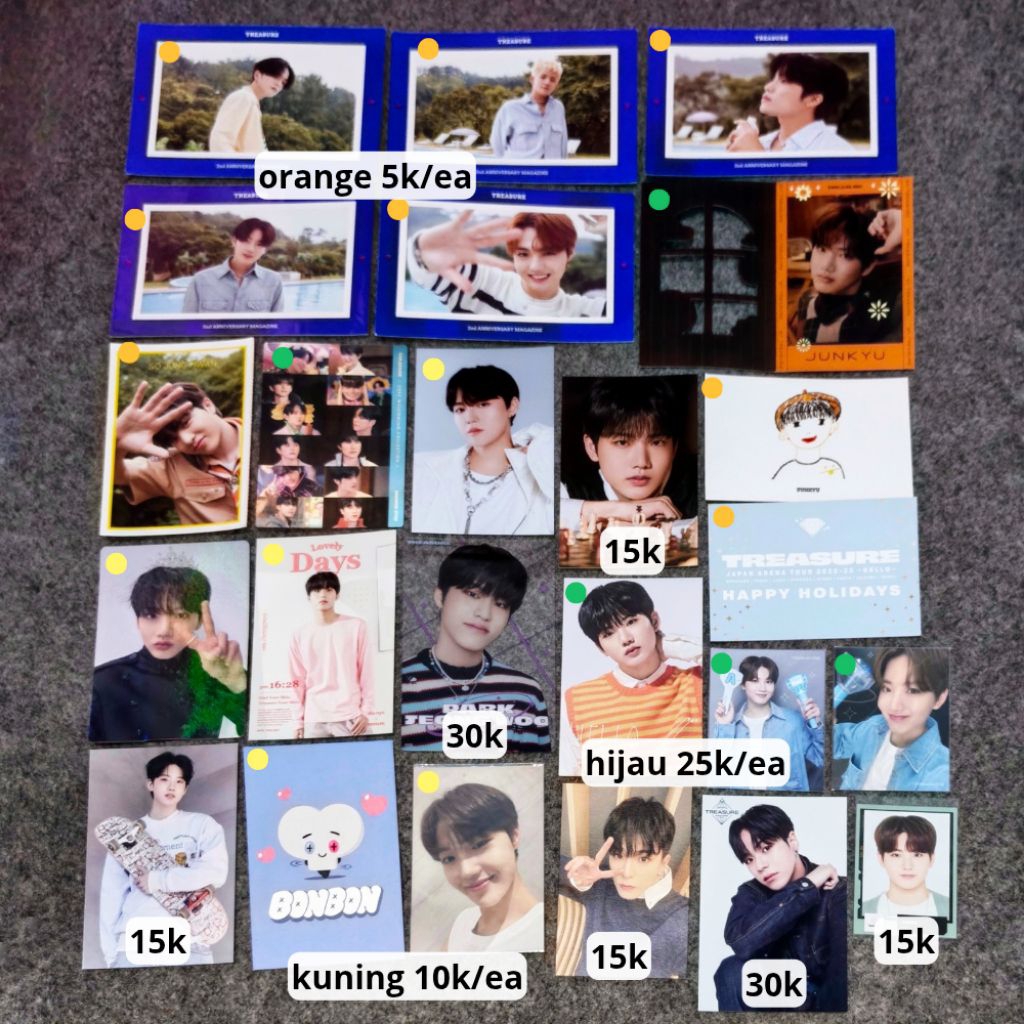 [WAJIB CO BUNGKUS] SALE TREASURE postcard 3rd magazine fa sumcamp lenticular reboot concert night ga