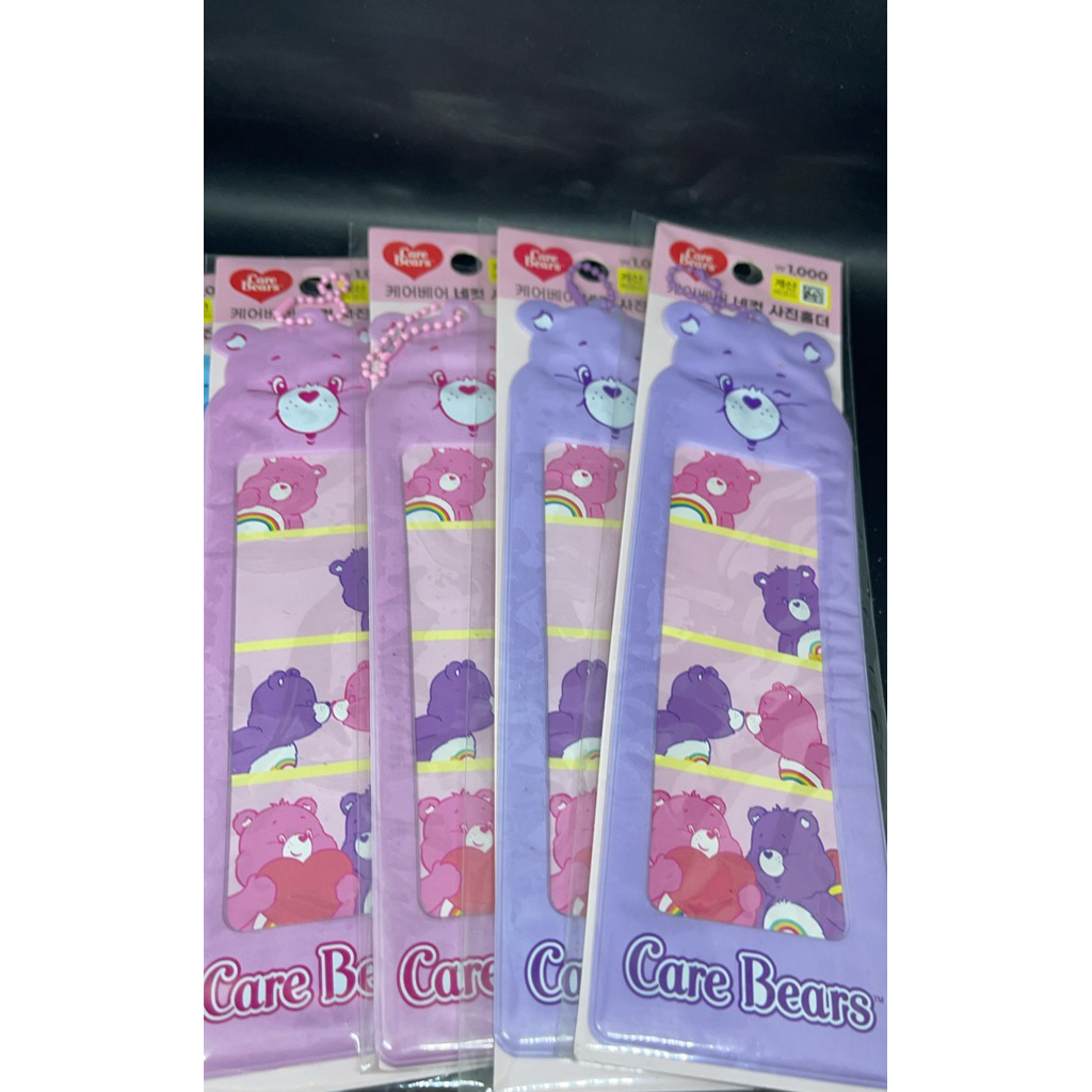 daiso korea care bears photo strip holder kolbuk
