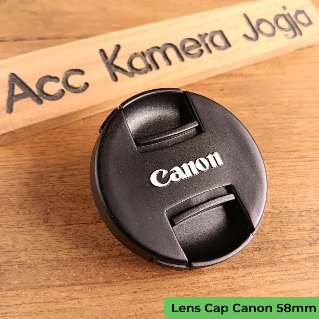 Lens Cap Canon 58mm Tutup Lensa Camera Canon