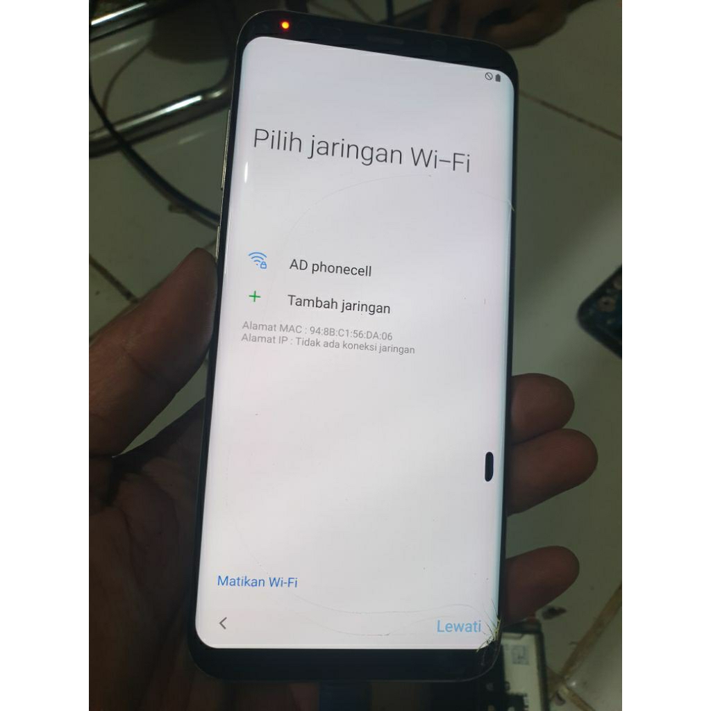 lcd Samsung S8 plus ORI cabutan,,retak