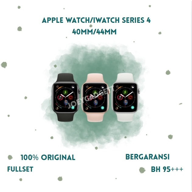 Apple Watch/iWatch Series 4 40MM/44MM S5 Second Fullset 100% Original Bergaransi Ex internasional