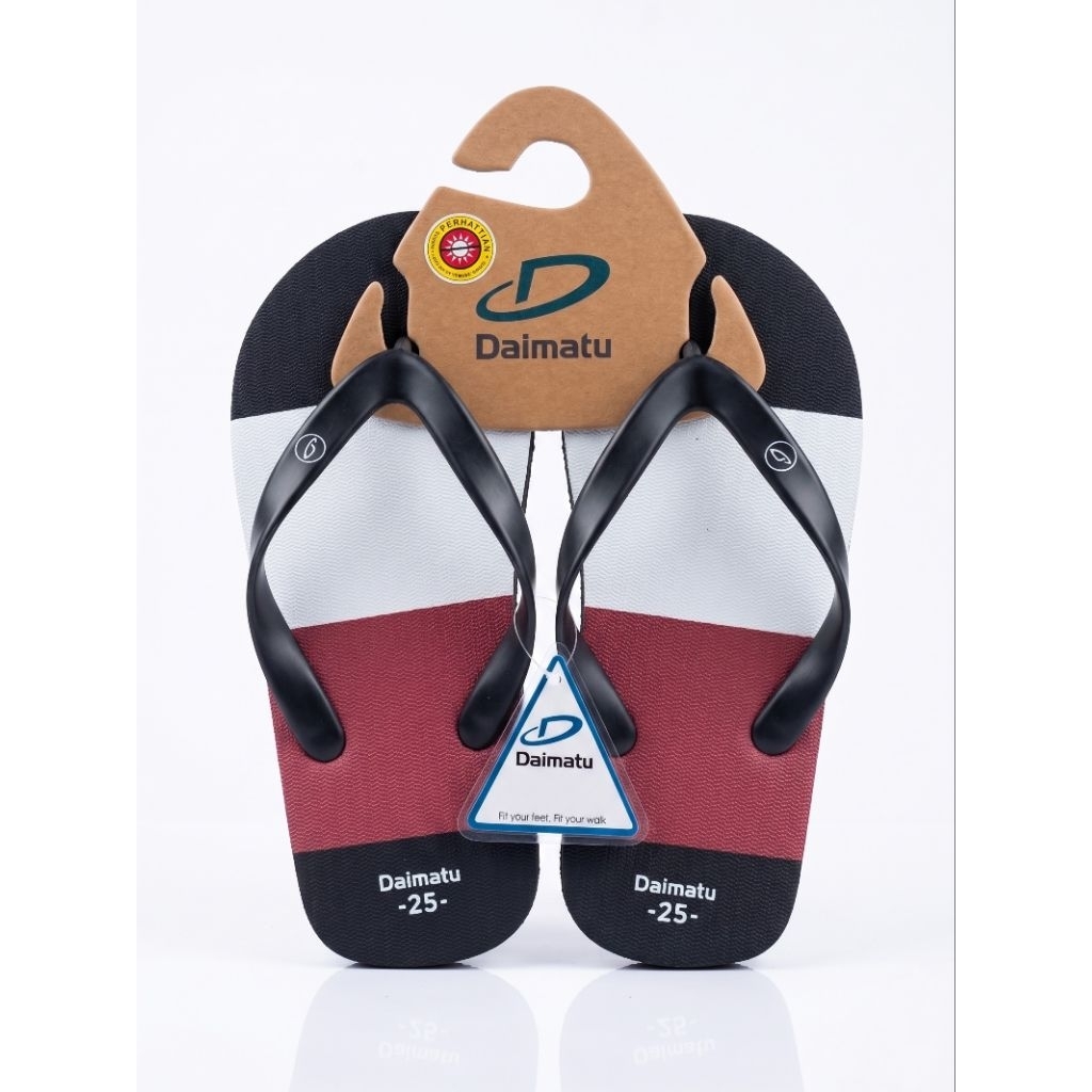 Sandal Jepit Pria Anti-Slip Daimatu Model Sendal Pantai