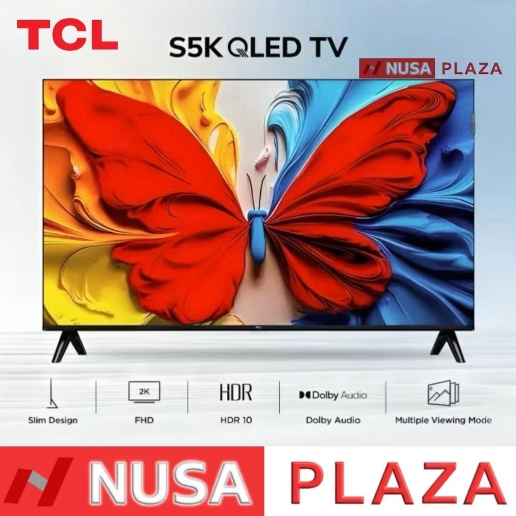 [MEDAN] TV TCL 43S5K GOOGLE TV 43 inch QLED FHD HDR10