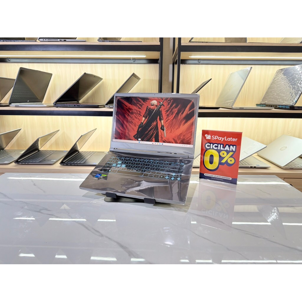 MSI THIN 15 B12UC Gaming Core i5 Gen 12 RAM 16 GB SSD 512 GB NVIDIA RTX 3050 4 GB Garansi Resmi
