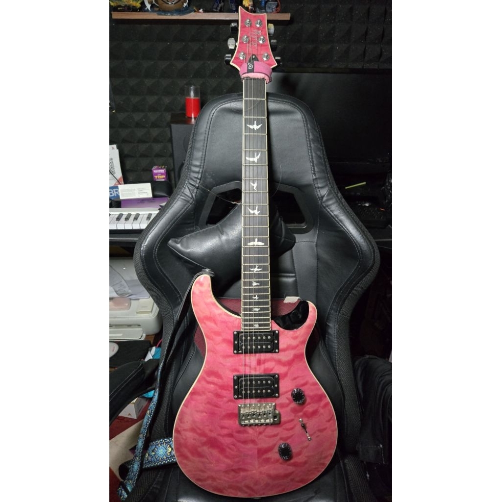 Gitar PRS Paul Reed Smith SE Custom Quilt 24 Violet. Limited Edition Second Bekas