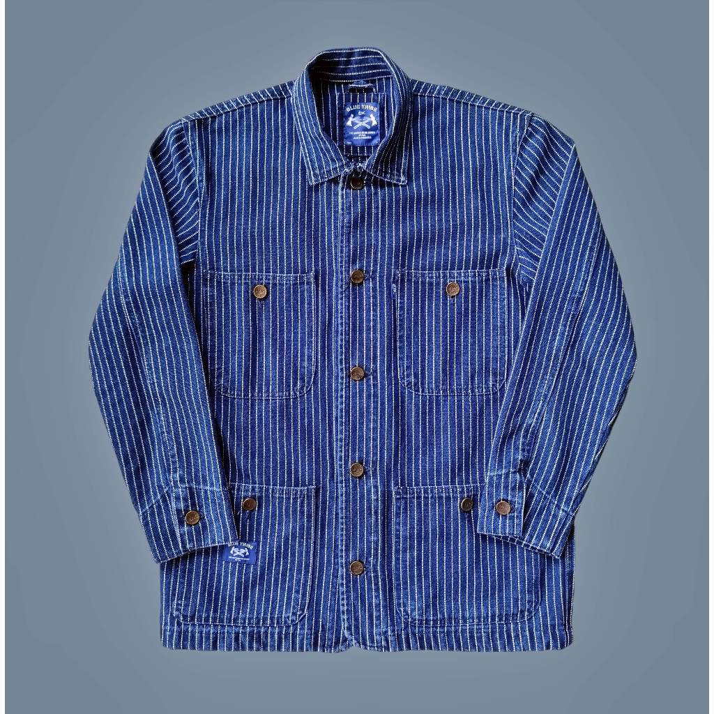 FMC SPEED SUPPLY Blue Tribe Wabash Denim Chore Jacket