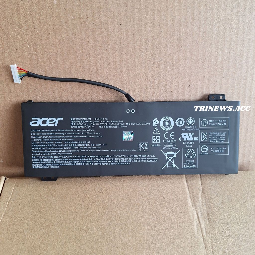Baterai Laptop Acer Nitro 5 AN515-43 AN515-46 AN515-46 AN515-44 AN515-53 -NEW