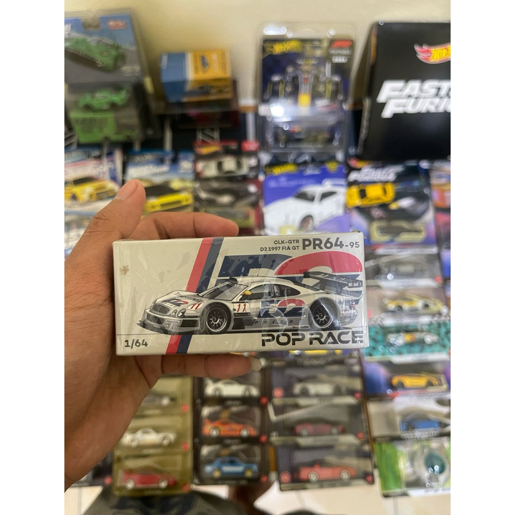 POP RACE MERCEDES CLK-GTR UNSEALED