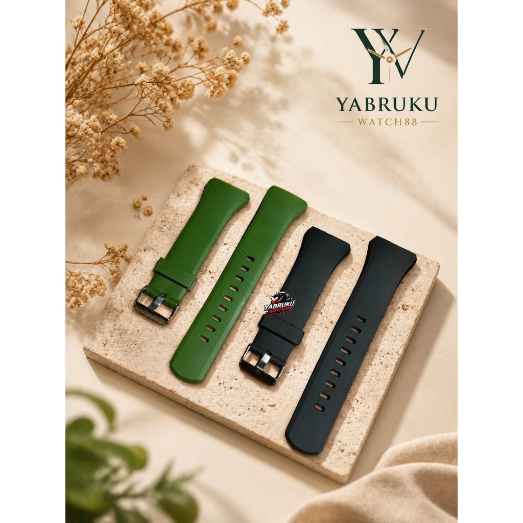 Strap Tali Jam Tangan Eiger LS82 LS0082 IYW82 IYW0082 Rubber Strap