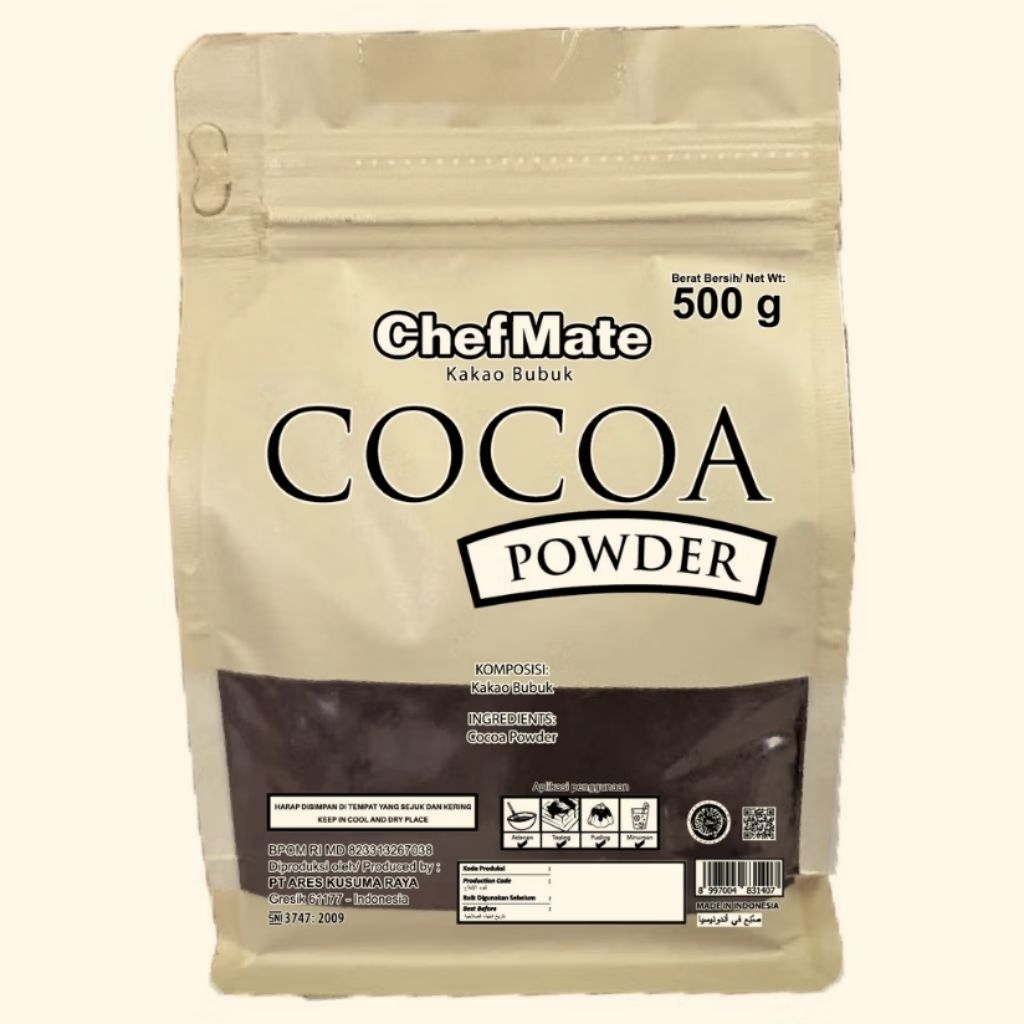 CHEFMATE COCOA POWDER 500GR