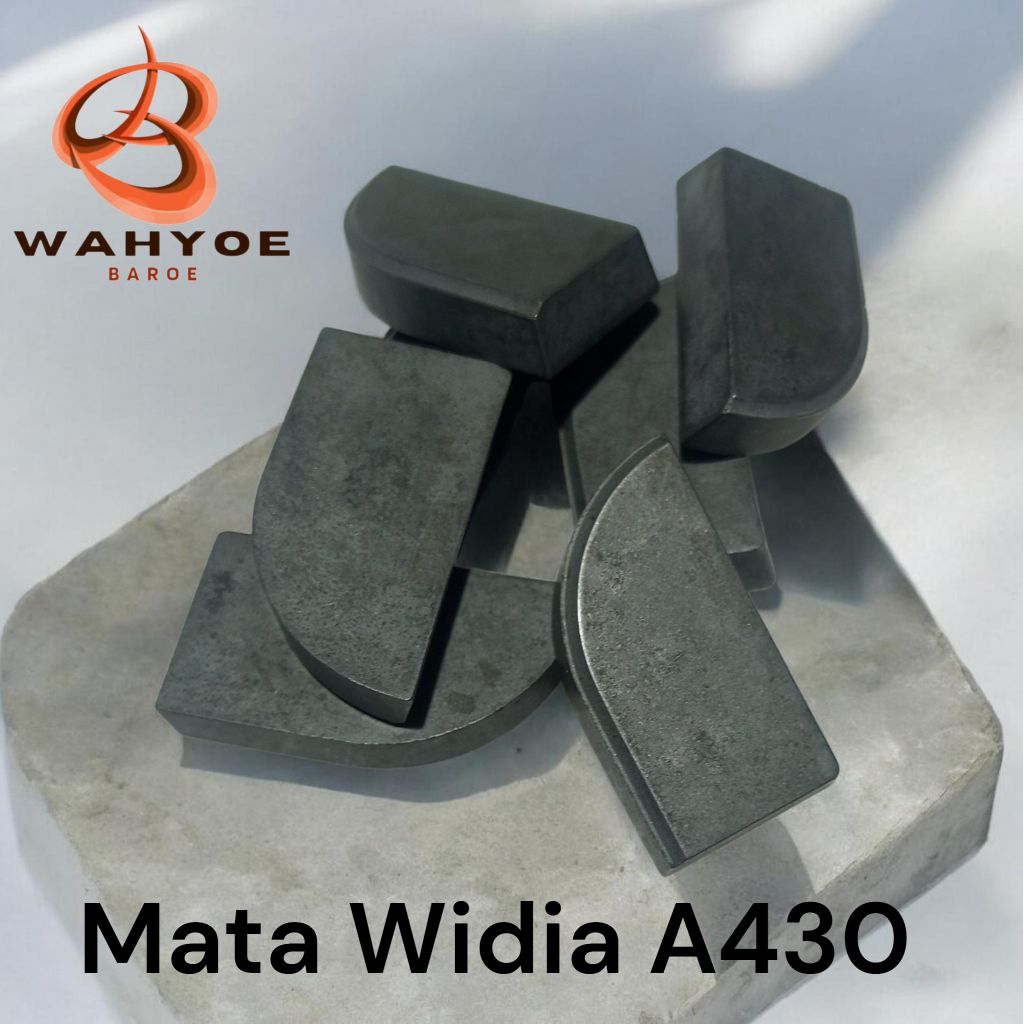 Mata Widia A430 A430Z Carbide Brazed Tip Pahat Bubut Tungsten Carbide Mata Potong Bubut Besi Baja