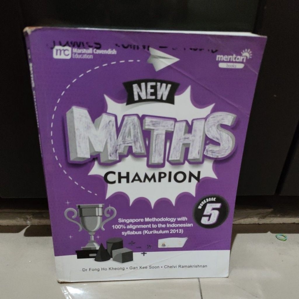 NEW MATHS CHAMPION 5 WORKBOOK ORI BEKAS SECOND