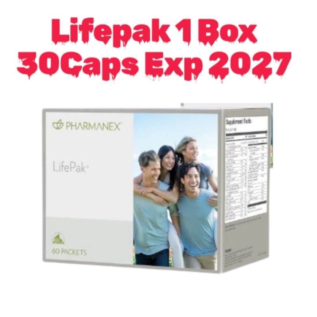 1 Box Lifepack 30Caps Suplemen Life Pak Ed 2027