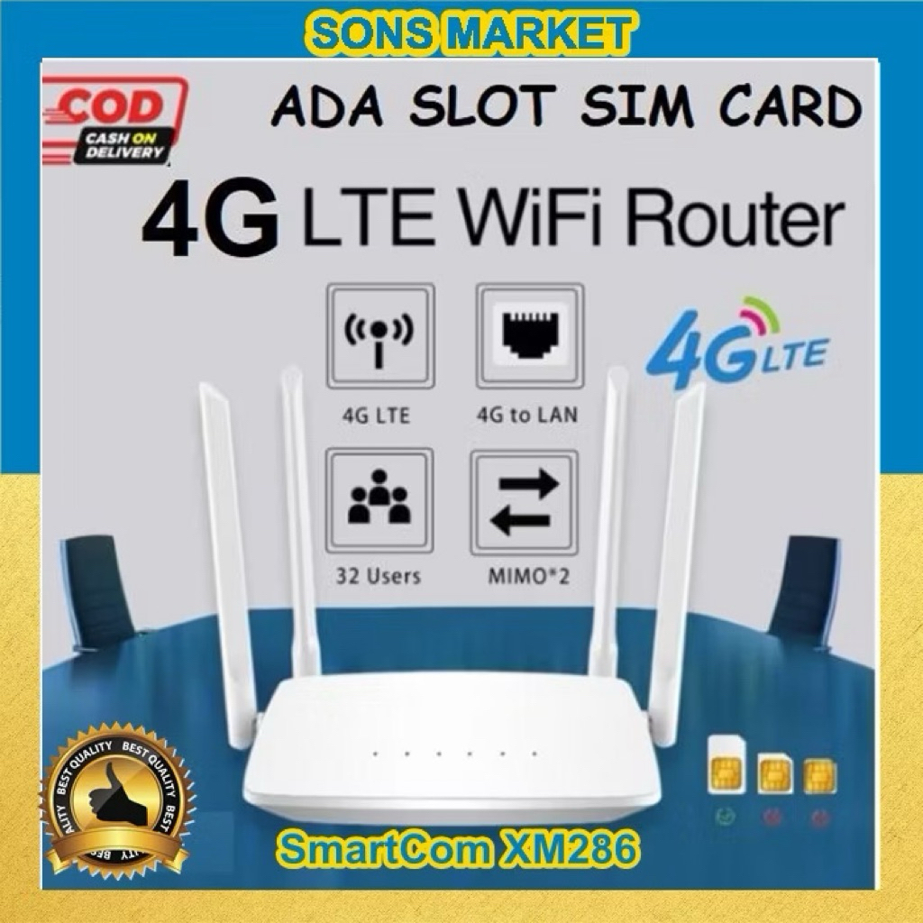 Smartcom 4G LTE Wireless Router XM-286