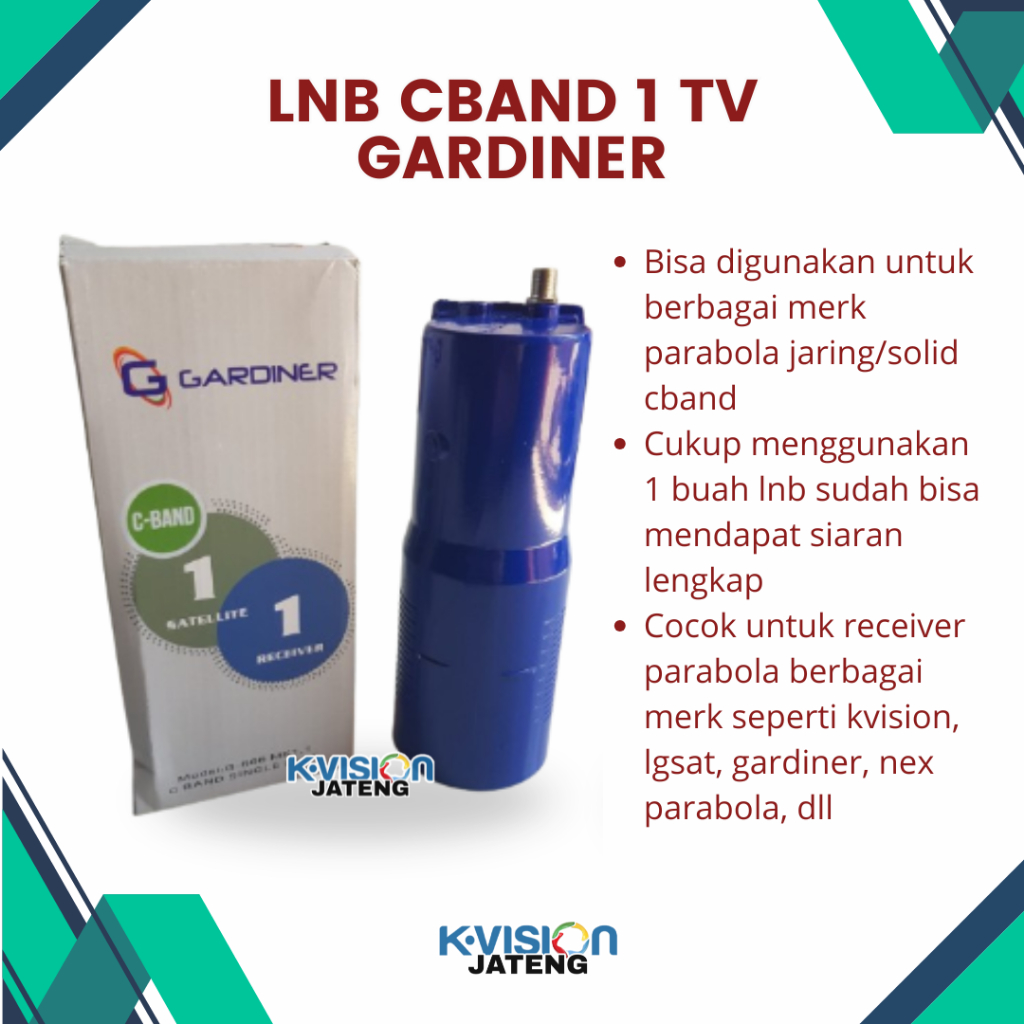 LNB C Band LGSAT  Single Out Plus Bracket MURAH