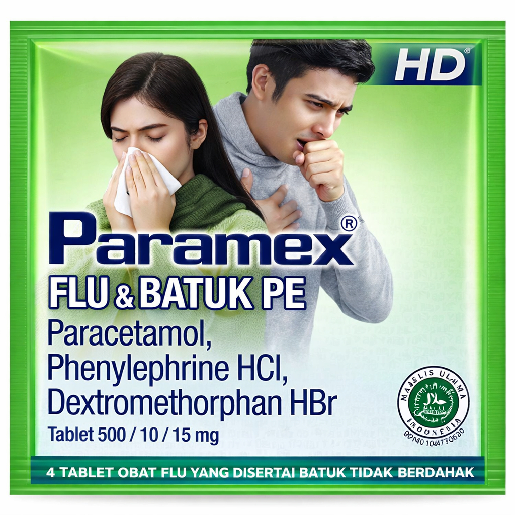 Paramex Flu & batuk Box isi 25 strip