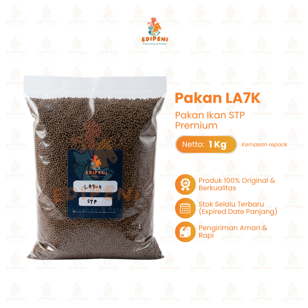 Pakan Ternak LA7K Pakan Ikan STP Premium Edipeni