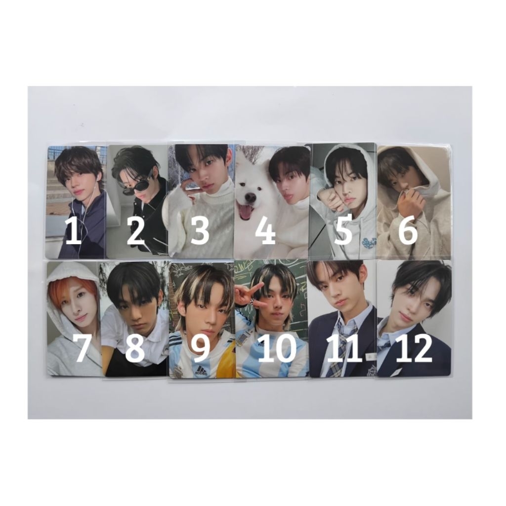 TWS SHINYU DOHOON KYUNGMIN PHOTOCARD OFFICIAL