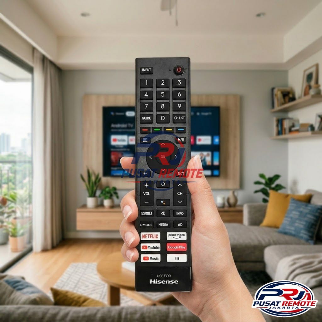 Remote TV Hisense Smart TV UHD 4K / Remot Hisense Android Smart TV LCD LED 43A6500H 32A4200G 43A4200