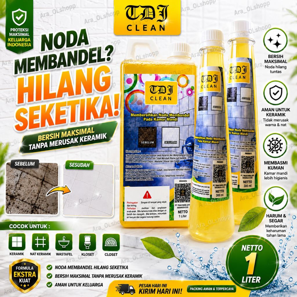 Pembersih Lantai Kamar Mandi TDJ Clean