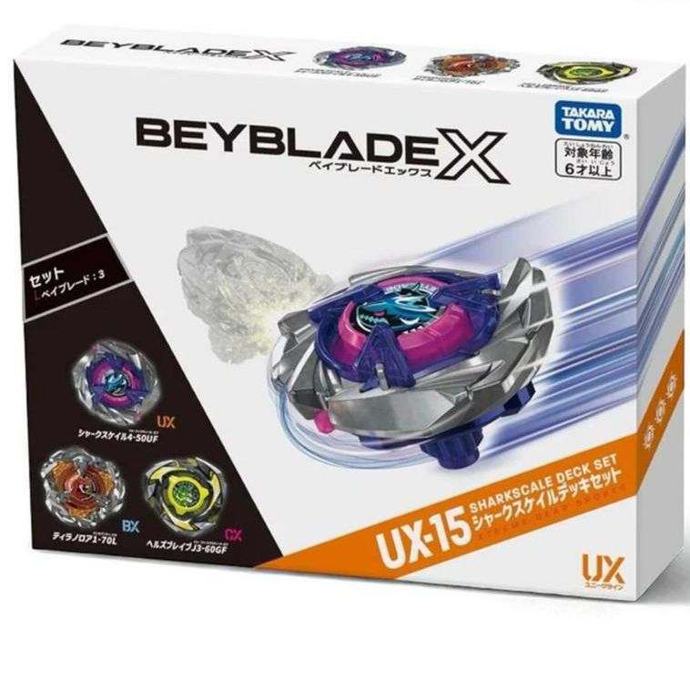 Beyblade X UX-15 Shark Scale Deck Set