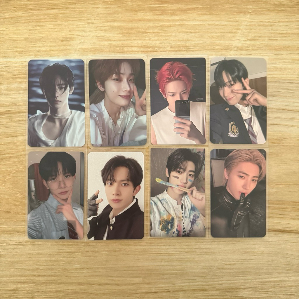 ALL ABOUT PHOTOCARD OFFICIAL HEESEUNG SUNOO SUNGHOON HEEPOT HAKANAI GAKURAN POM ENNIV NAMIL GLOVES