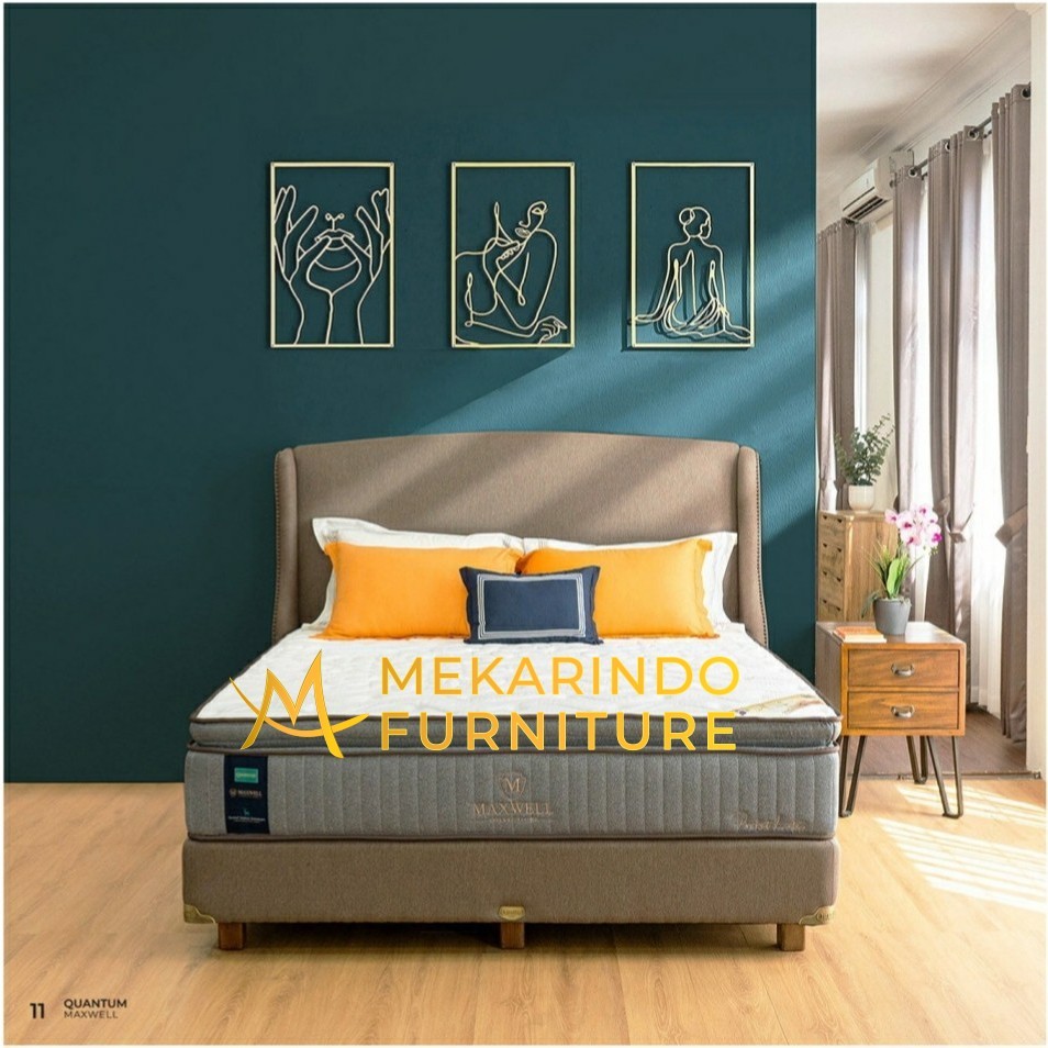 Springbed Quantum Maxwell Halton Greentea Latex