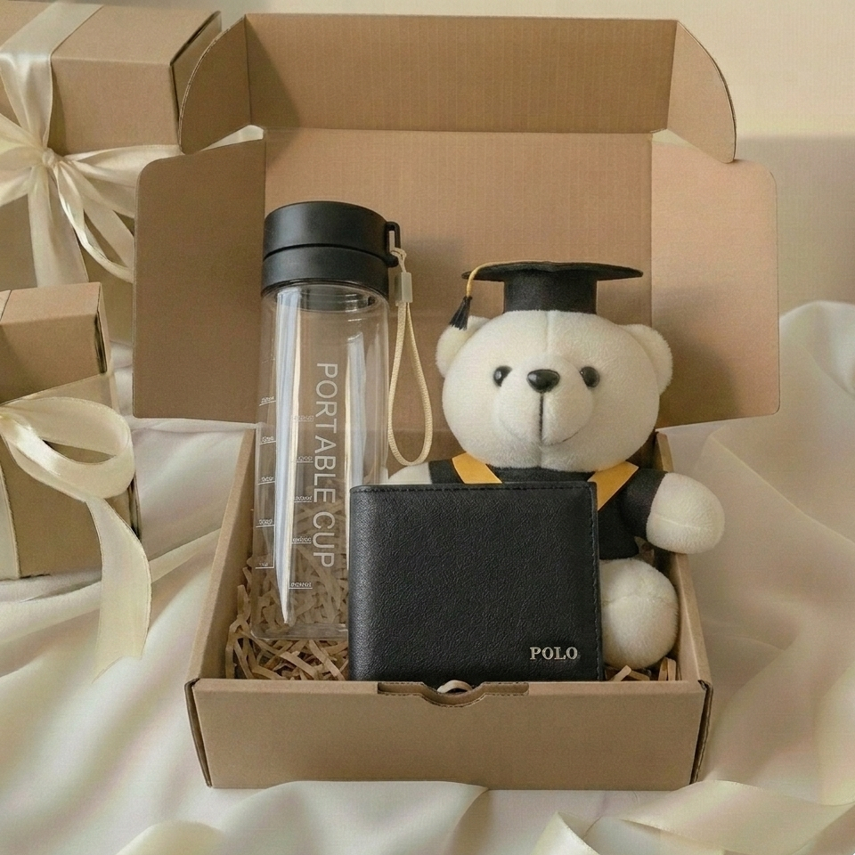 Hampers Wisuda Cowok Hadiah Wisuda Cowok Murah Paket Hadiah Dompet Lipat Cowok