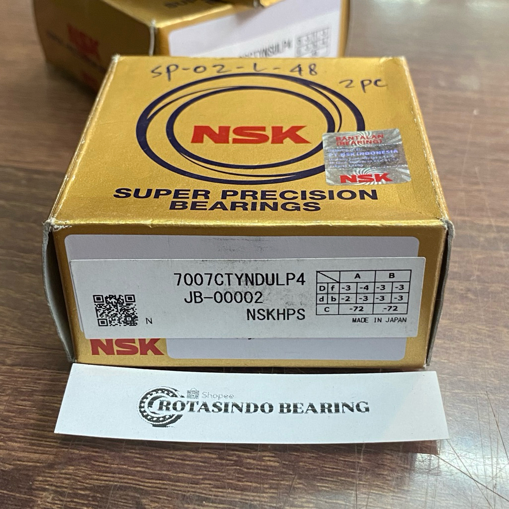 Super Precision Bearing NSK 7007CTYNDULP4