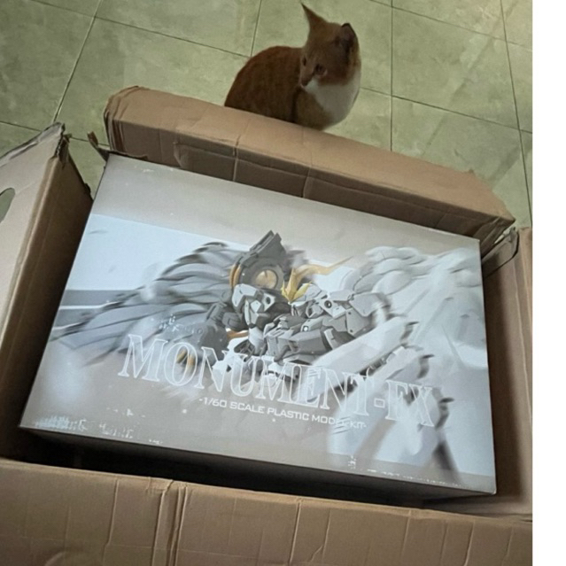 pg 1/60 monument ex, model kit trage work (nilson work) tallgeese flugel gundam