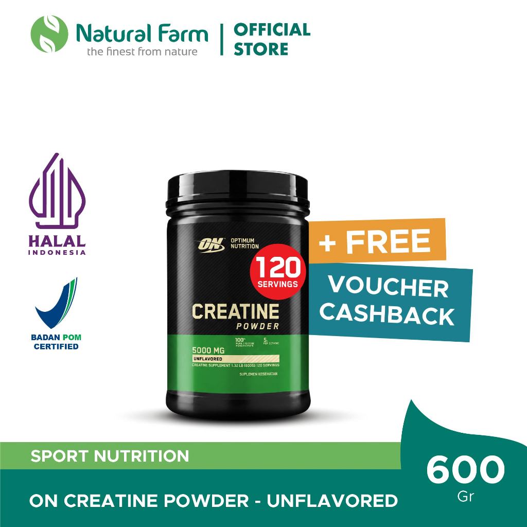 Optimum Nutrition Creatine Powder - 600gr