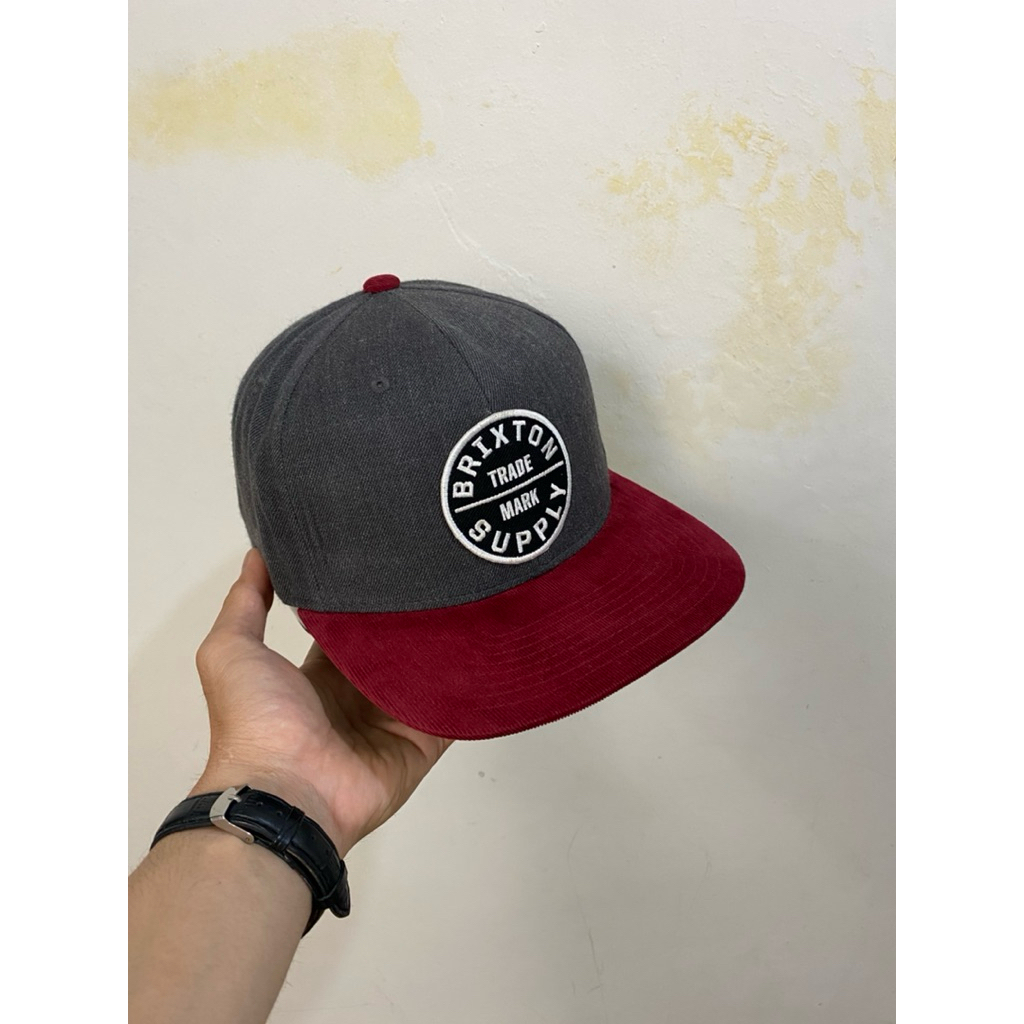 topi snapback Brixton Visor Corduroy Original