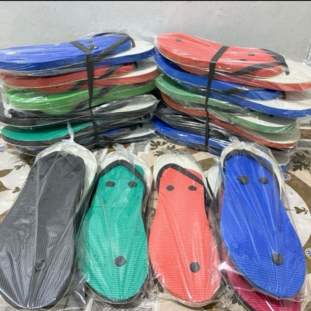 [6 pcs] Sandal murah harga grosir merk skyway, nippon, yeye no 9.5-10.5