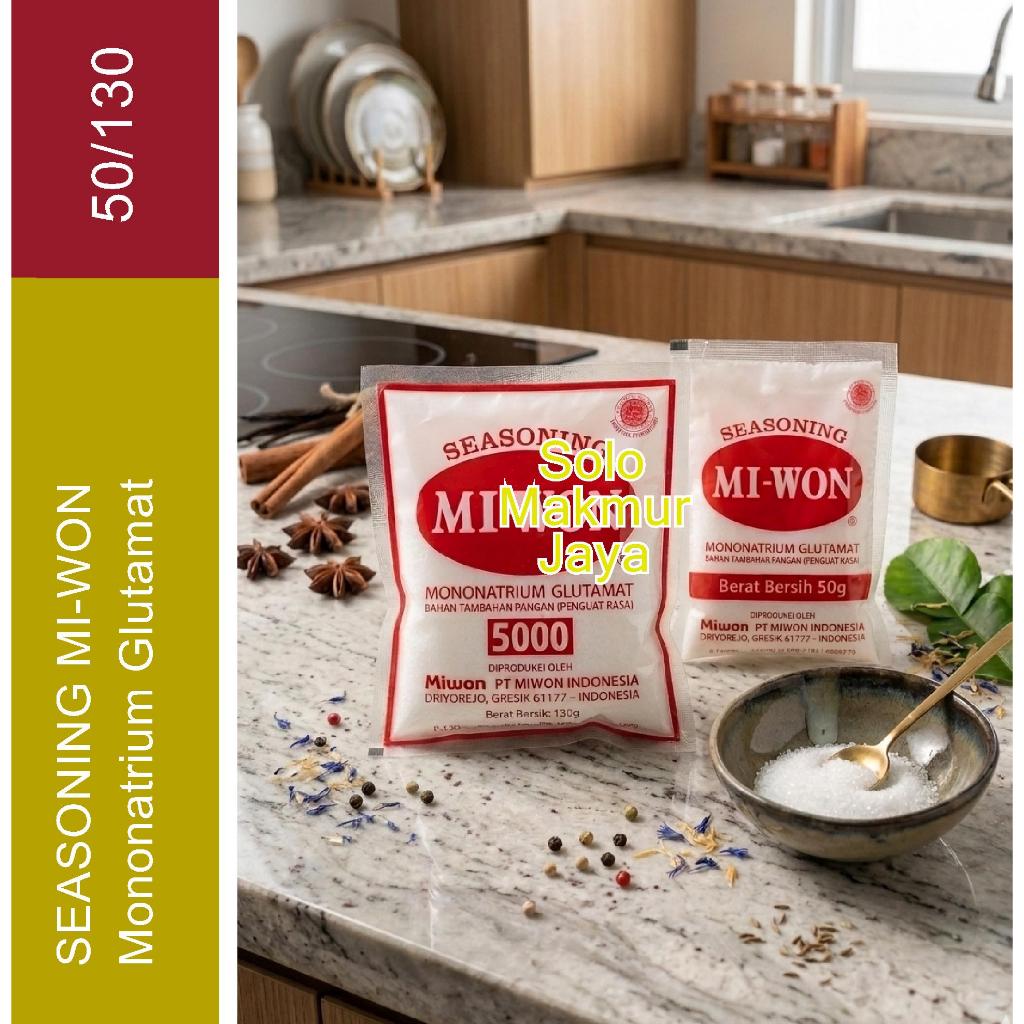 Spesial Promo Miwon Seasoning 5000 MSG / MI-Won 50 Gram-135 Gram