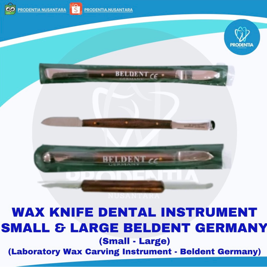 WAX KNIFE DENTAL INSTRUMENT SMALL & LARGE BELDENT GERMANY