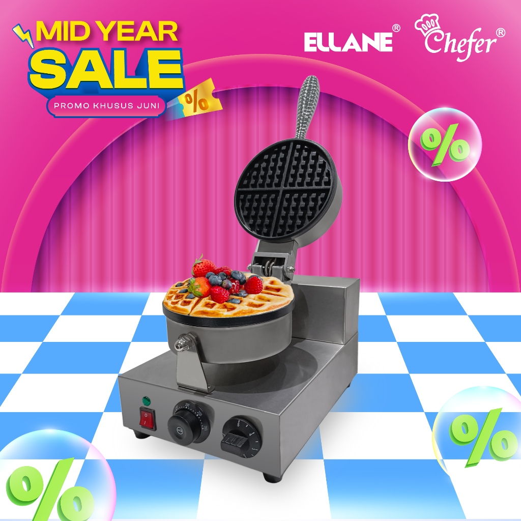 Alat cetakan croffle waffle maker electric chefer electric waffle baker