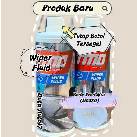Air Wiper Pembersih Kaca Mobil/ Wiper Fluid Anti Gores & Mencegah Lumut No Part O8808-80060 Original