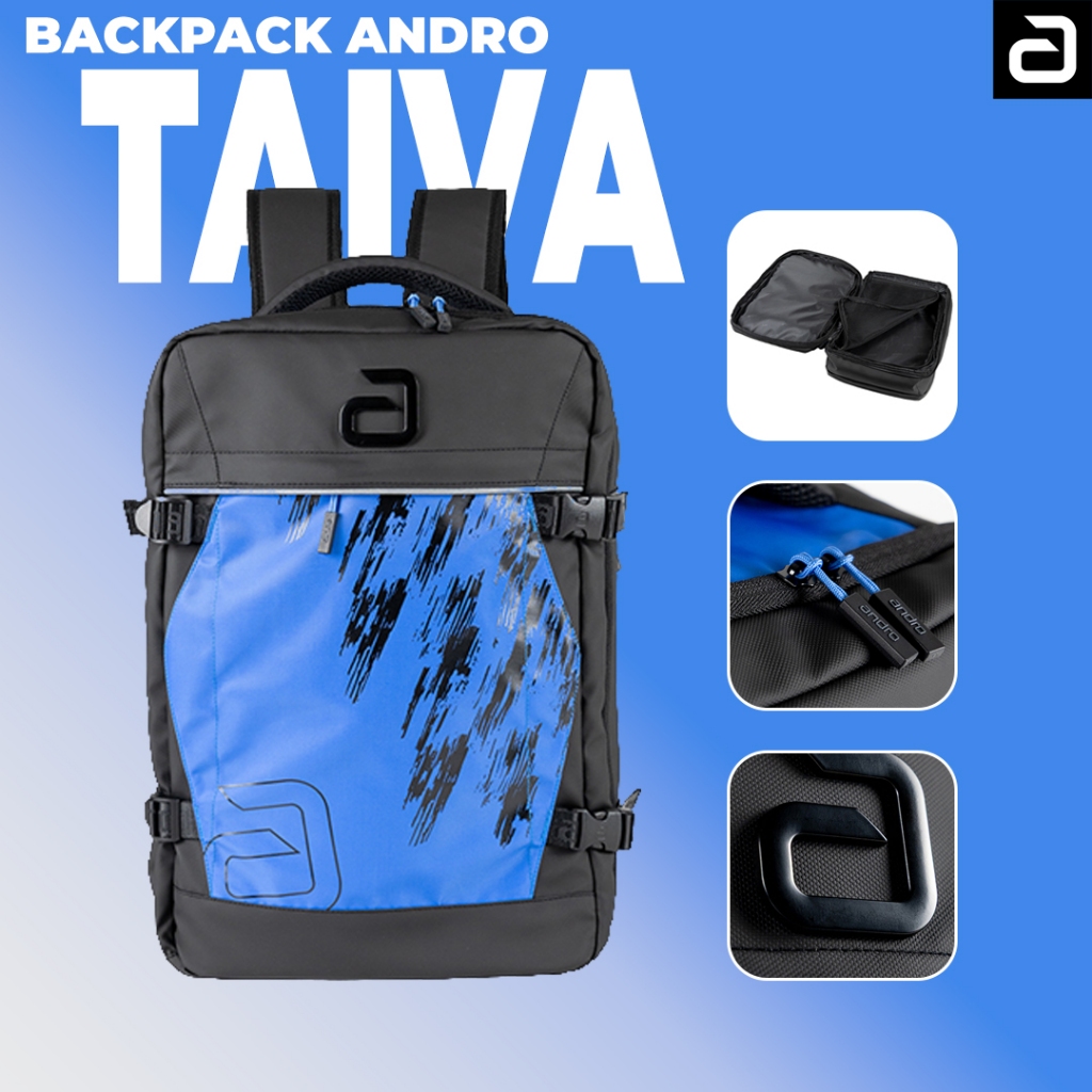 Tas Tenis Meja Pingpong Andro Backpack Taiva Original