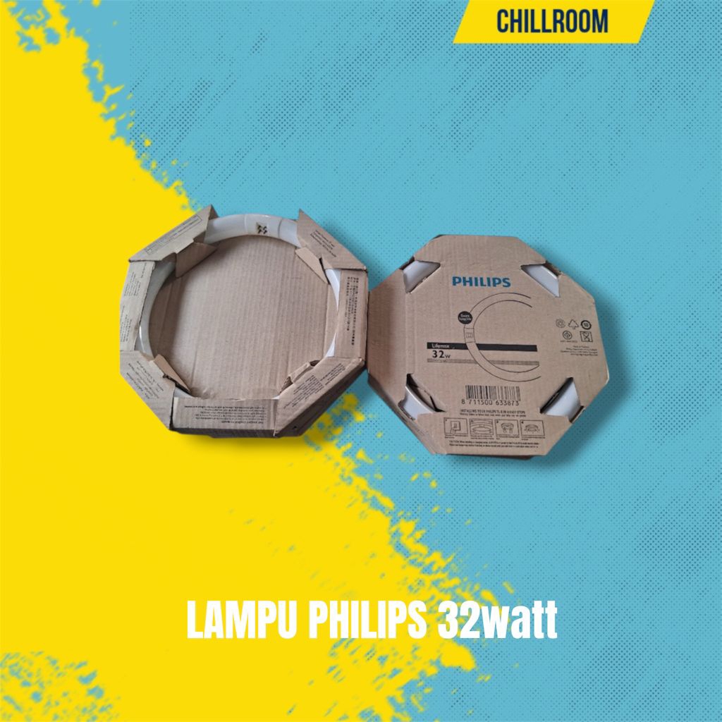 Lampu philips 32watt, model bulat